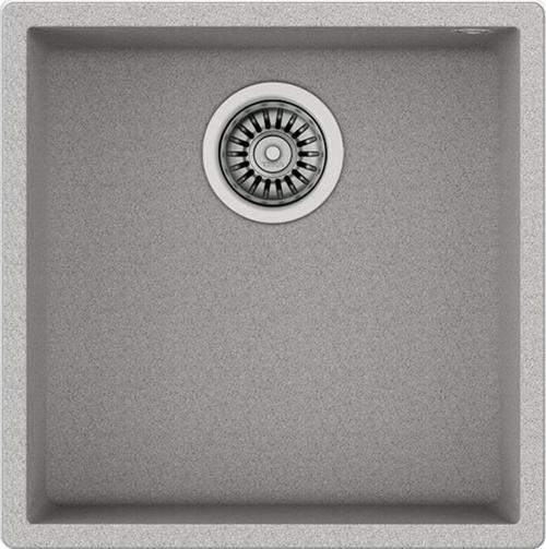 Square 40.40 TG Tek Hazneli Gri Granit Mutfak Eviyesi