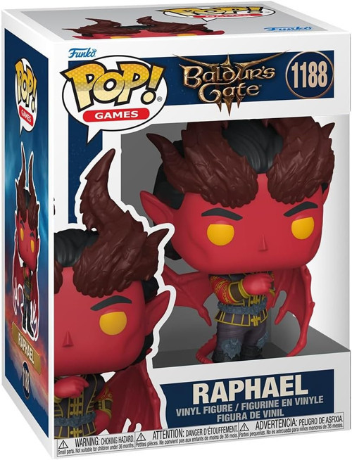 Pop Oyunları: Baldur Kapısı 3 - Raphael | Resmi Ürün - Raf Teşhir Için Koleksiyonluk Vinil Hey