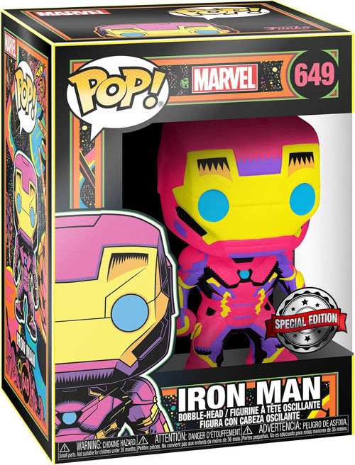 48846 Marvel Black Lighiron Man Koleksiyon, Renkli Oyuncak Figür