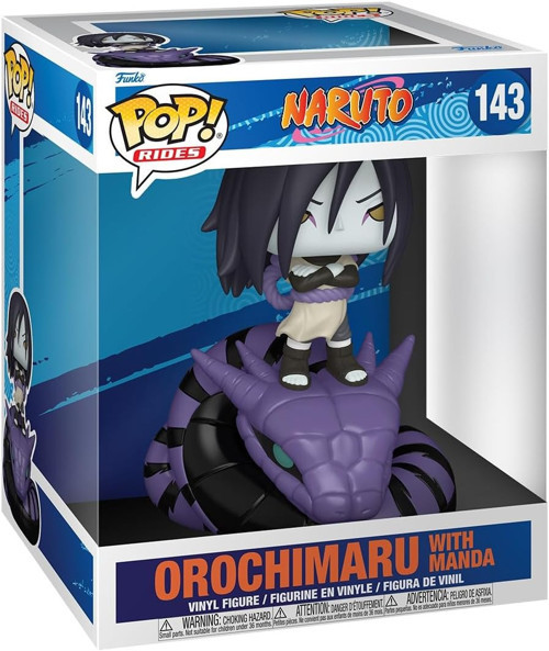 Pop! Rides: Naruto Classic - Orochimaru - Orochi + Manda - Koleksiyon Vinil Figür - Hediye Fik