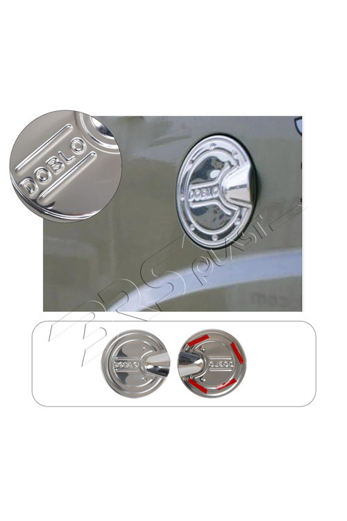 Fiat Doblo Uyumlu 2000-2010 Krom Depo Kapağı Paslanmaz Çelik