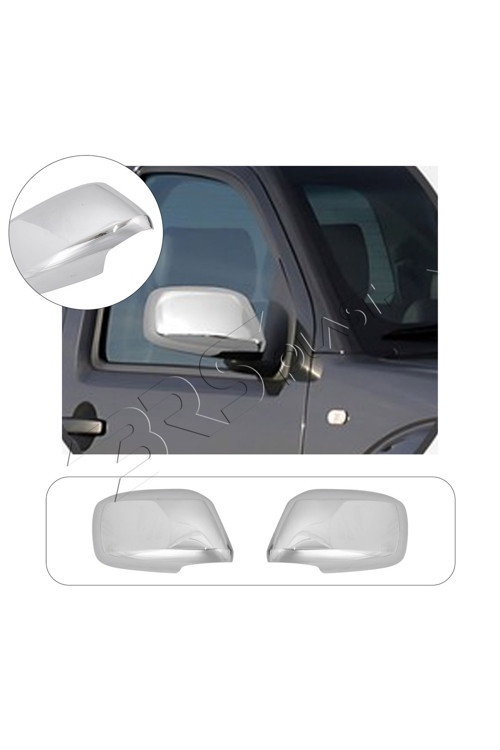 Nissan Navara Uyumlu 2006-2009 Ayna Kapağı 2 Parça Abs Krom Kaplama