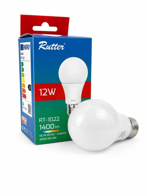 RT-1022 12W Led Ampul Günışığı 4000K E27 Led Lamba