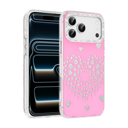 iPhone 18 Pro Max / İphone 17 Pro Max Kılıf Damla Taşlı Rivas Sert PC Kılıf