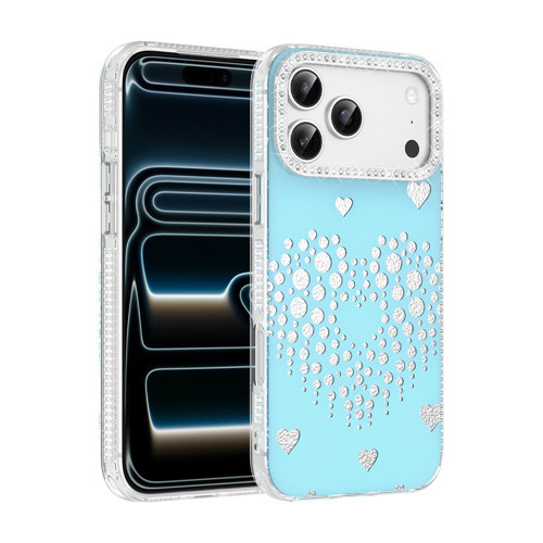 iPhone 18 Pro Max / İphone 17 Pro Max Kılıf Damla Taşlı Rivas Sert PC Kılıf
