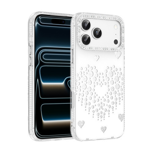 iPhone 18 Pro Max / İphone 17 Pro Max Kılıf Damla Taşlı Rivas Sert PC Kılıf