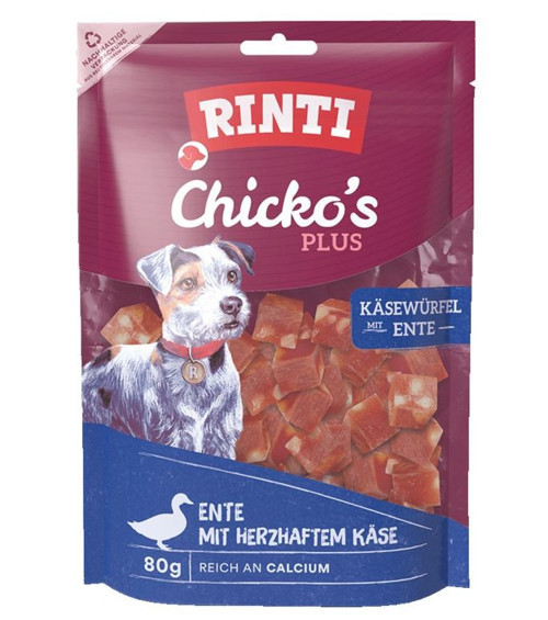 Chıckos Plus Ördekli Peynir Küpleri Köpek Ödülü 80gr