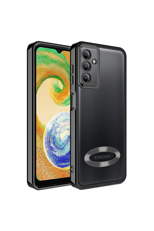 Samsung Galaxy A34 Uyumlu Parlak Logo Detaylı Ultra Korumalı Silikon Kılıf