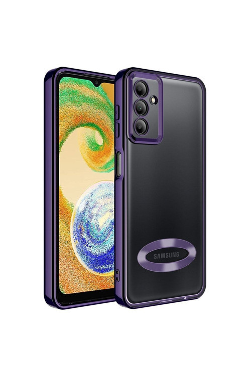 Samsung Galaxy A54 Uyumlu Parlak Logo Detaylı Ultra Korumalı Silikon Kılıf