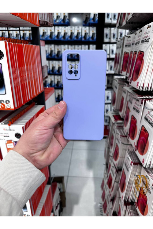 Xiaomi Redmi Note 11 Pro / Note 12 pro 4G Uyumlu Kamera Koruma Soft Kadife Doku Lansman Kapak