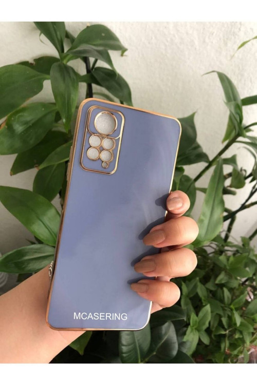 Xiaomi Redmi Note 11 /11s Uyumlu Kılıf Altın Detaylı Canlı Renkli Silikon