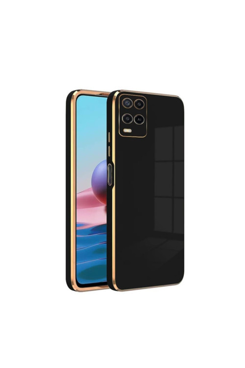 Oppo A54 Uyumlu Telefon Kılıfı VOLET Silikon Kılıf Siyah