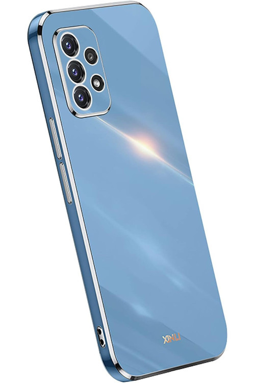 Galaxy A73 Uyumlu Kılıf Volet Silikon Canlı Renkli Yumuşak Silikon Haki Yeşil