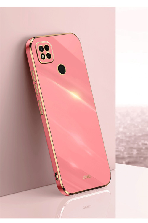 Xiaomi Redmi 9c / 10a Kenarları Gold Detaylı Lüks Silikon Kılıf