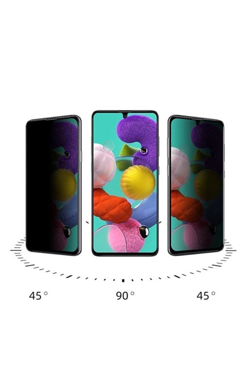 Samsung A71 Hayalet Ekran Koruyucu Nano Seramik Cam Privacy