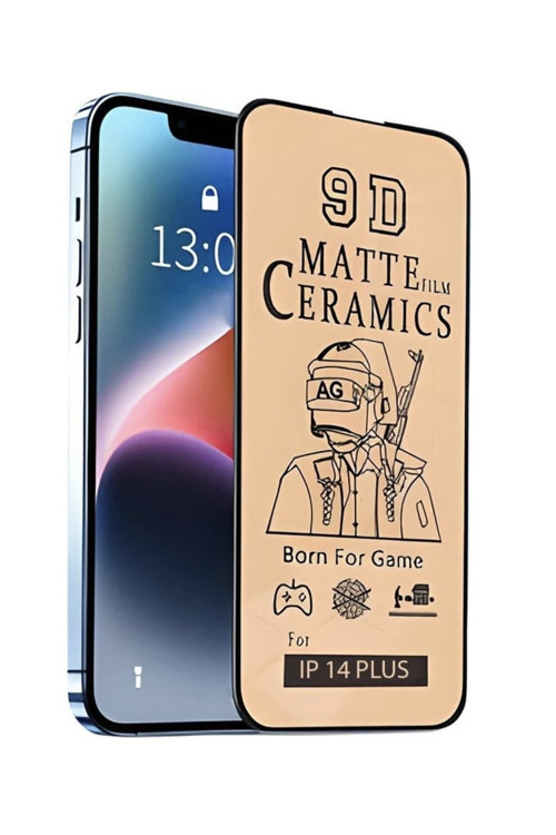 İphone 13 - 13 Pro - 14 Uyumlu Mat Tam Kaplayan Nano Teknoloji Esnek Ekran Koruyucu