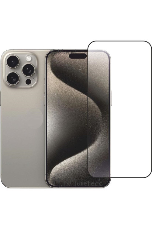Iphone 15 Pro Max Uyumlu Tam Kaplar Seramik Esnek Ekran Koruyucu Kırılmaz Cam