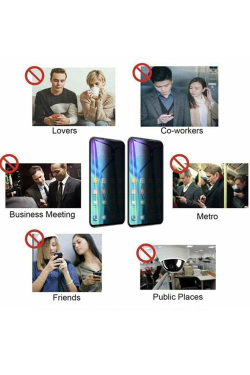 Iphone 14 Pro Hayalet Gizli Privacy Tam Kaplayan Kırılmaz Cam Seramik Nano Ekran Koruyucu