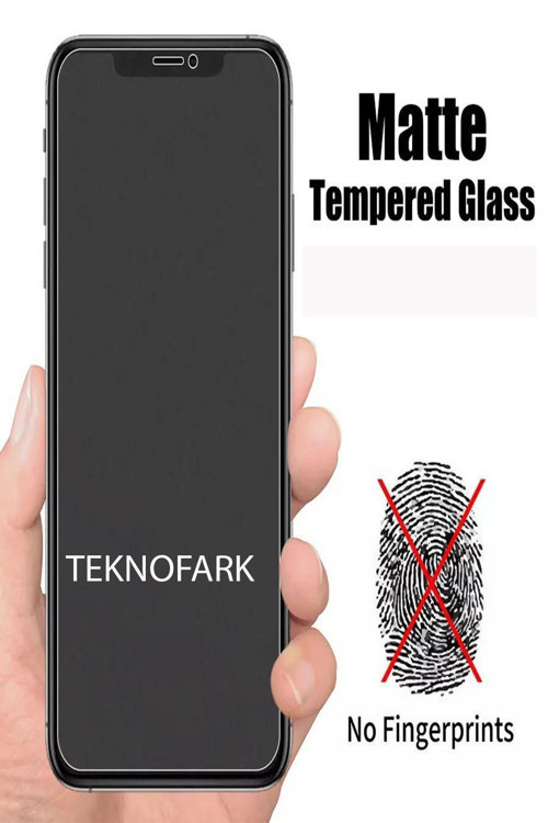 Iphone 6g Plus Mat Ekran Seramik Tam Kaplayan Kırılmaz Cam Nano Ekran Koruyucu Beyaz