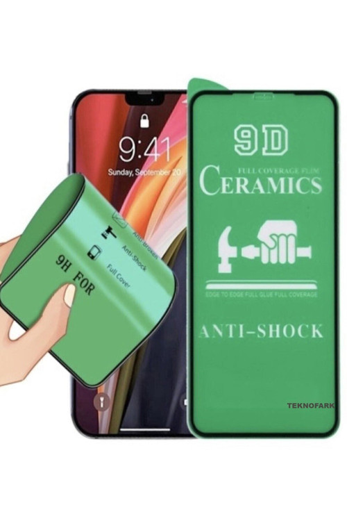 Iphone X Seramik Nano Esnek Tam Full Kaplayan Kırılmaz Cam Ekran Koruyucu