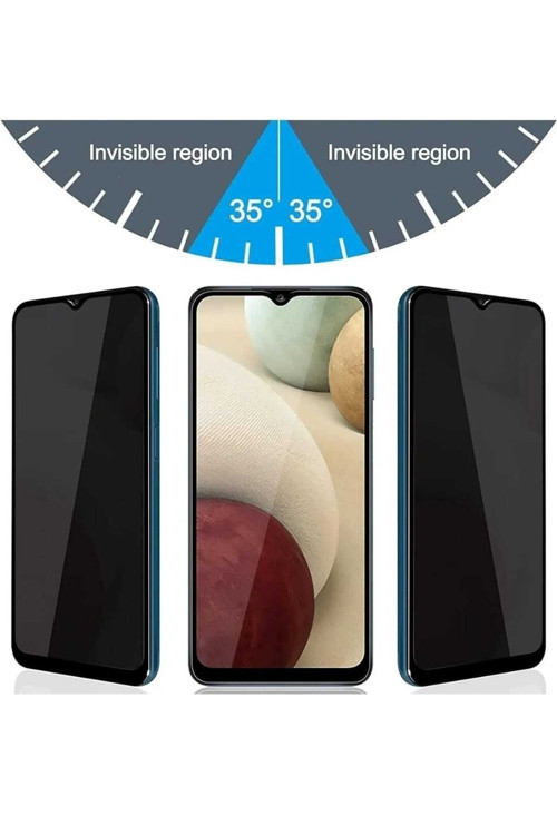 Samsung Galaxy A22 4g Uyumlu Tam Kapatan Mat Hayalet Ekran Koruyucu Gizli Seramik Cam