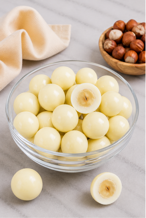 Beyaz Çikolatalı Fındık Draje 100 g