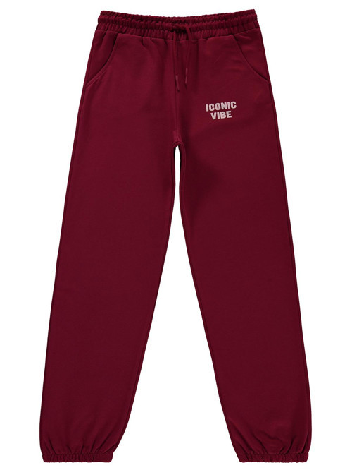 Basic 6-9 Yaş Eşofman Altı - Bordo