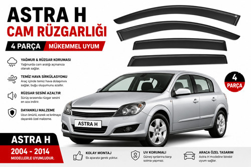 Ottoman Opel Astra H Uyumlu Cam Rüzgarlığı