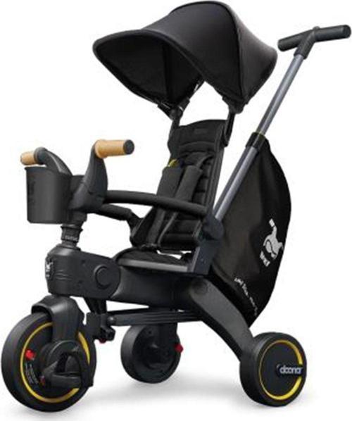Liki Trike Tek Parça Katlanır 3 Tekerlekli Bebek Bisikleti S5 - Nitro Black