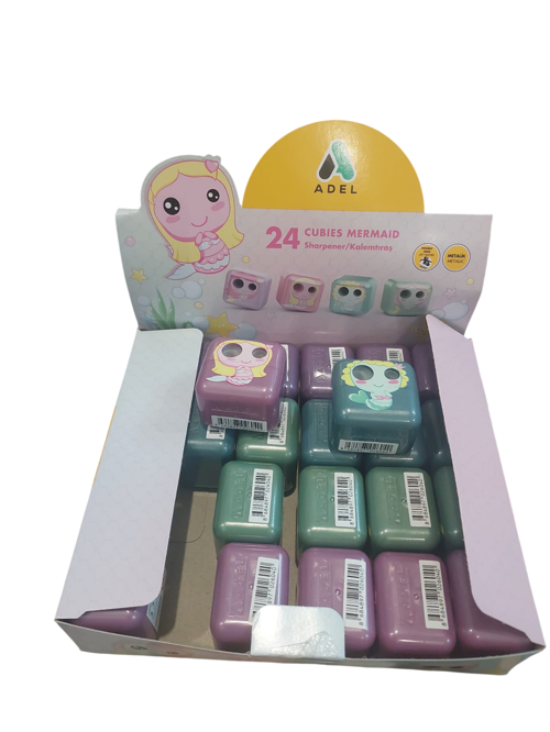 Kalemtıraş Denizkızı Cubies (24 Lü Paket) 2260000029000