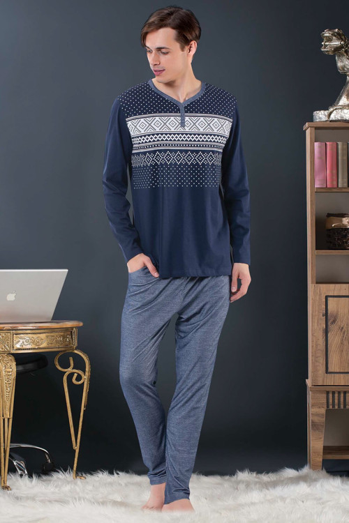 Erkek Pijama Takımı 69045 .