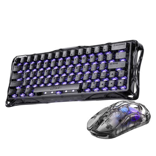 Mercury V60 Kablolu Manyetik Gaming İngilizce Q Klavye ve X Air Kablosuz Optik Mouse Seti,