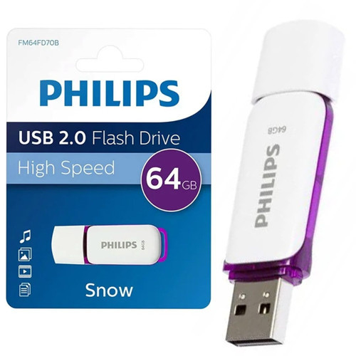 FM64FD70B/00 Snow Mor/Beyaz 64 GB Usb 2.0 Flash Bellek