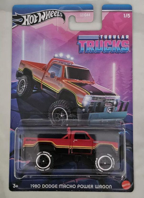 Tubular Trucks 1980 Dodge Macho Power Wagon 1/5 Model Araba