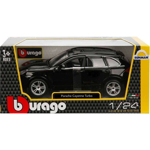 1:24 Porsche Cayenne Turbo Siyah Model Araba