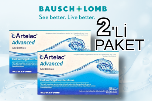 Bausch & Lomb Artelac Advanced Göz Damlası 2'Lİ PAKET 0.5 ml x 30'lu Flakon