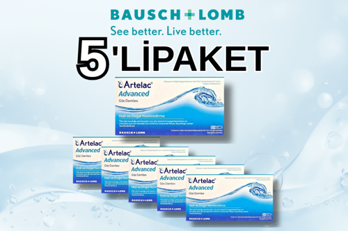 Bausch & Lomb Artelac Advanced Göz Damlası 5'Lİ PAKET 0.5 ml x 30'lu Flakon