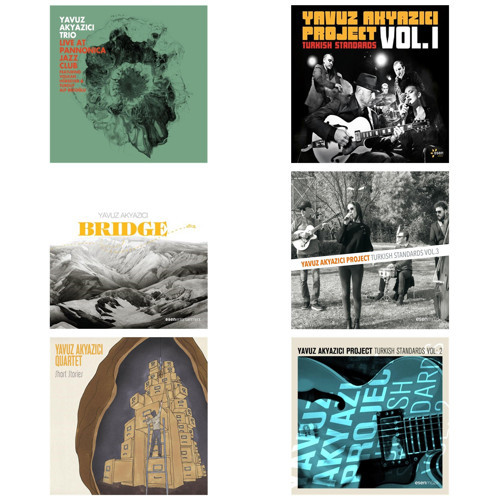 6'lı CD Set 6 (6 CD) Yavuz Akyazıcı - Vol.1 - Vol.2 - Vol.3 - Trio - Bridge - Ouartet