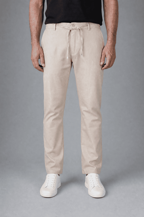 Bej Jogger 4 Cep Pantolon
