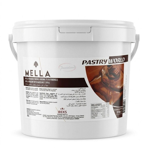 Ireks Mella Kakao ve Fındık Kreması %10 Fındıklı - (10 kg)