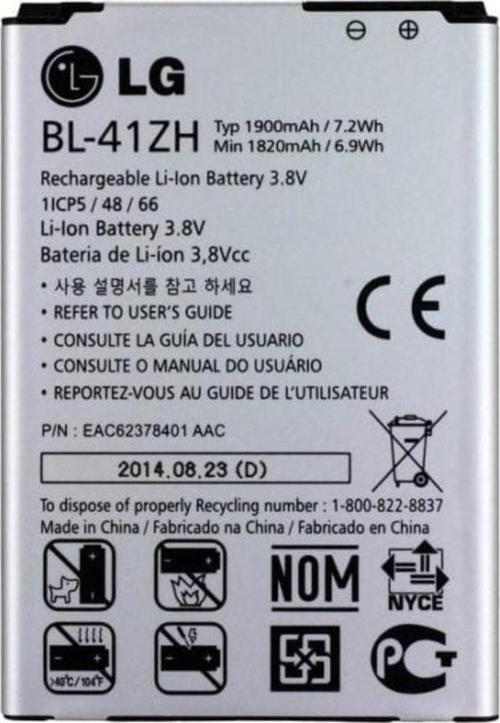 Lg L Fino / Lg Leon Batarya Pil D290 Bl-41Zh