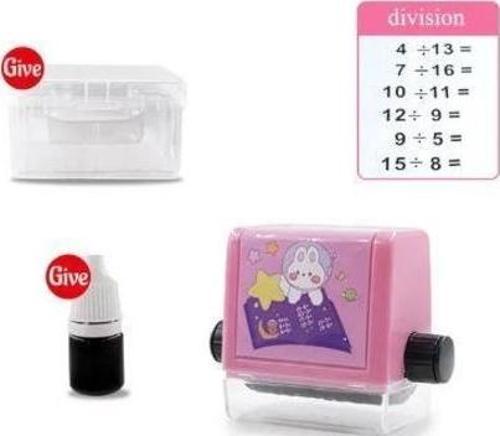Mürekkebli Bölme İşlemi Matematik Egzersiz Rulosu Eğitici Oyuncak İlkokul Matematik Set