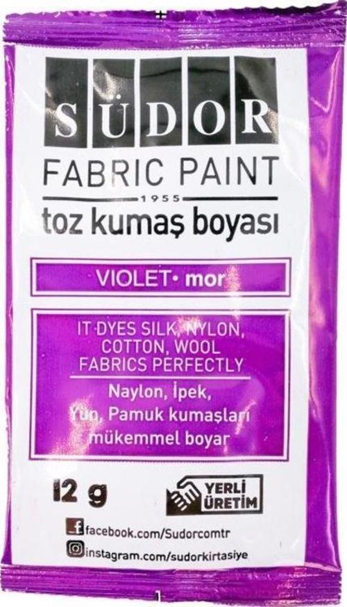 Toz Kumaş Boyası Mor