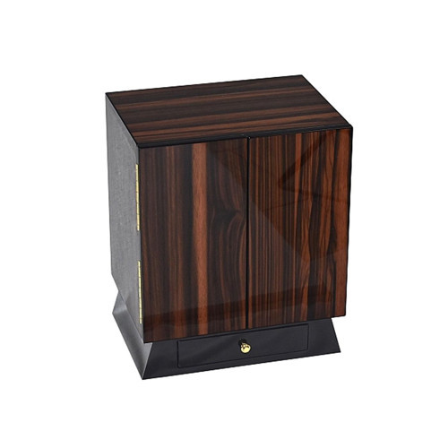 İtaly 2 Çekmeceli Humidor Puro Kutusu Ceviz 120's