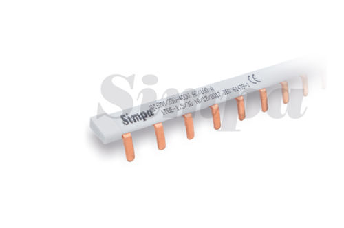 1TBE-MT/1,0 Müşterek Bara 1mm Erkek 1 Faz - 56 Otomat için - 80A - 5 Adet