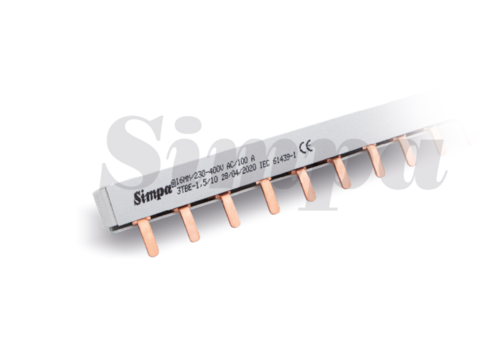 3TBE-10/1,0 Müşterek Bara 1mm Erkek 3 Faz - 10 Otomat için - 80A - 5 Adet