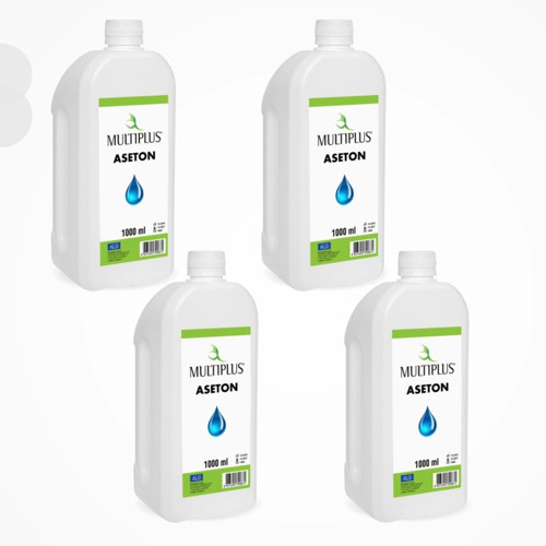 Aseton 1 Litre - 4 Adet