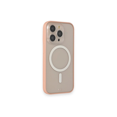 Apple İphone 14 Pro Max Kılıf Grand Magneticsafe Kapak - Pembe