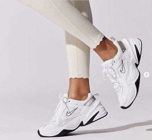 M2k Tekno Leather Unisex Reflector Sneaker Hakiki Deri Beyaz Spor Ayakkabı
