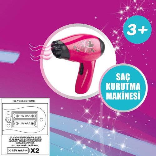 YD-3615-3 PİLLİ SAÇ KURUTMALI